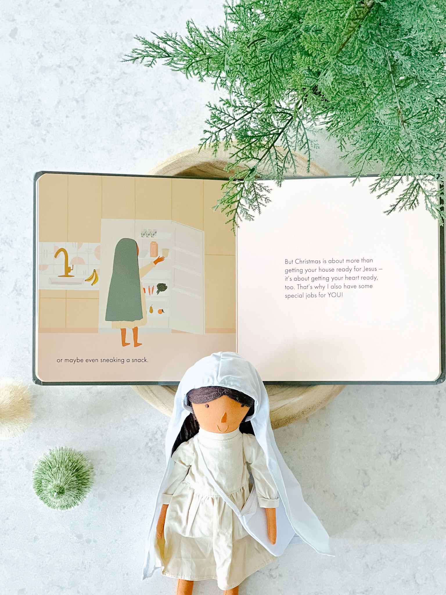 Mary on the Mantel Full Christmas Nativity Set - Perfect for Holiday Home Decor, Mantel Display & Gift Giving