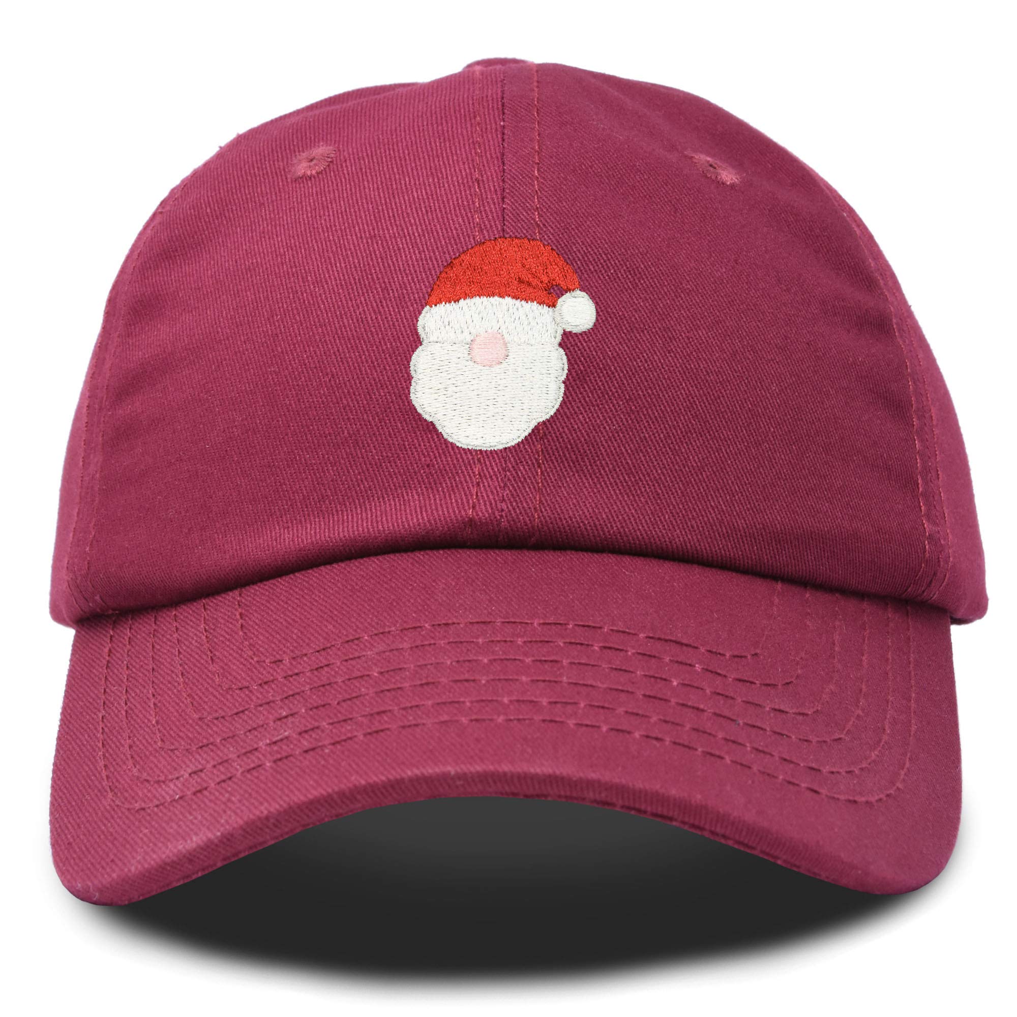 DALIX Urban Santa Hat for Men & Women - Adjustable Christmas Baseball Cap for Holiday Parties & Festive Outfits