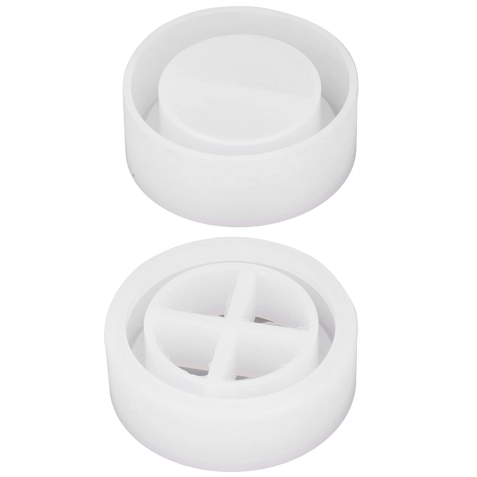 Silicone Flower Pot Molds - Flexible & Reusable DIY Craft Molds for Resin, Soap, Candle Making - Perfect for Home Decor, Gift Making & Storage Solutions (Set of 6)