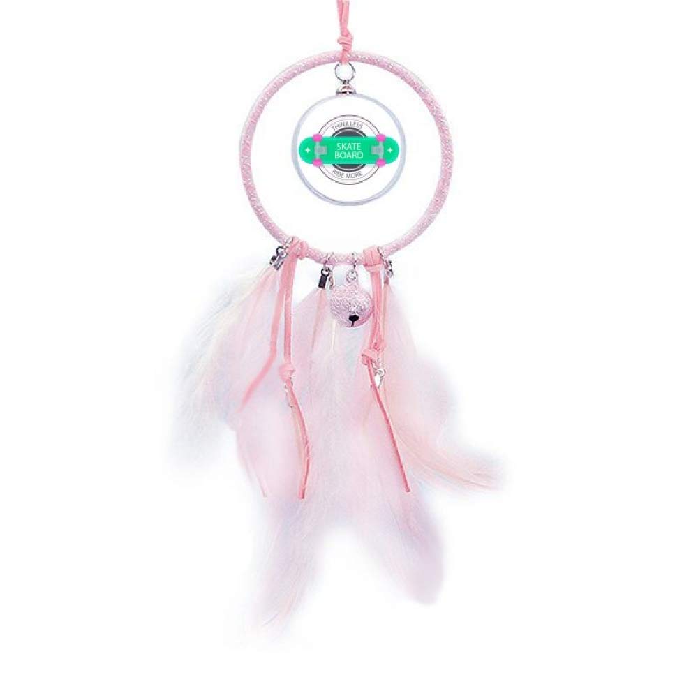 YaoX Winter Sports Skateboard with Cartoon Pattern - Dream Catcher with Small Bells for Bedroom Decor | Perfect for Kids' Rooms, Dorm Decor & Gift Ideas