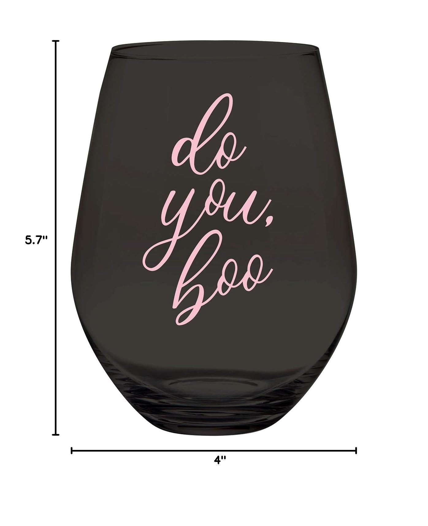 Creative Brands Slant Collections Stemless Wine Glass - 30oz Jumbo Size, Perfect for Red & White Wine, Cocktails, and Beverages - Ideal for Parties, Weddings, and Home Entertaining