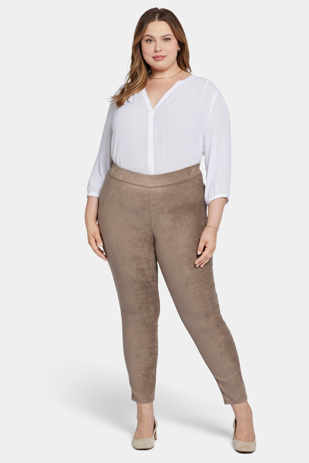 Plus Size Basic Legging Pants - Saddlewood | Comfortable & Stretchy Women's Yoga Pants for Workout, Lounge & Everyday Wear