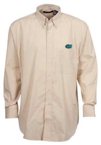 NCAA Men's Long Sleeve Button Down Woven Shirt - Comfortable Casual Dress Shirt for College Sports Fans, Office Wear & Game Day Outfits