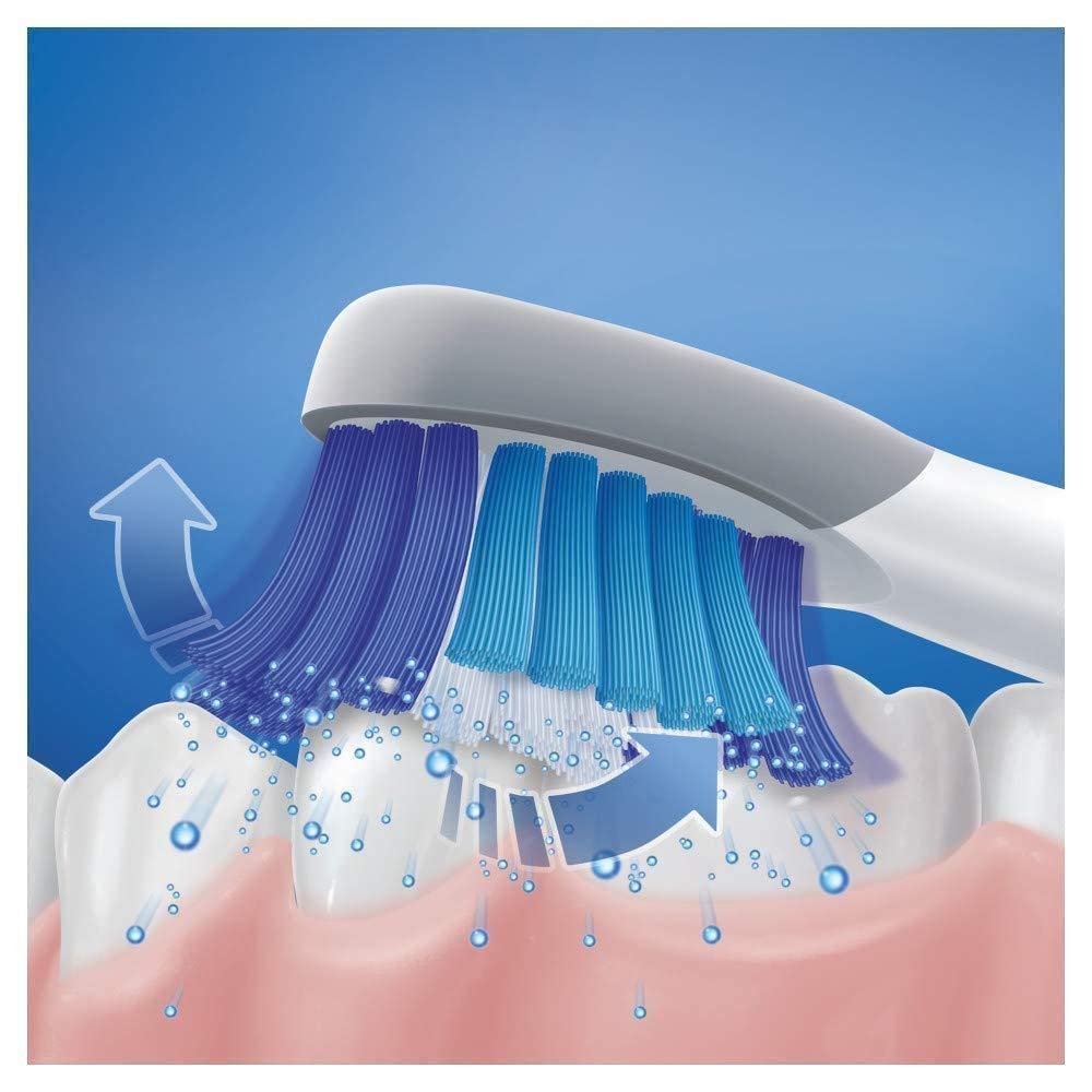 Pulsonic Slim Replacement Toothbrush Heads for Precise Teeth Cleaning - 16 Pack - Compatible with Most Electric Toothbrushes - Ideal for Travel & Daily Oral Care