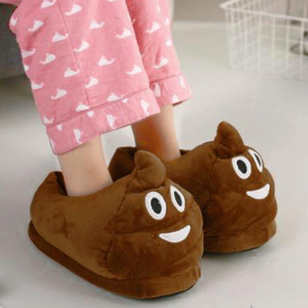 Ruirey Cute Cartoon Slippers - Warm Winter Plush House Slippers for Men & Women, Soft Cozy Indoor Home Shoes UK Sizes 3-7 - Perfect for Lounging, Relaxing & Keeping Feet Warm