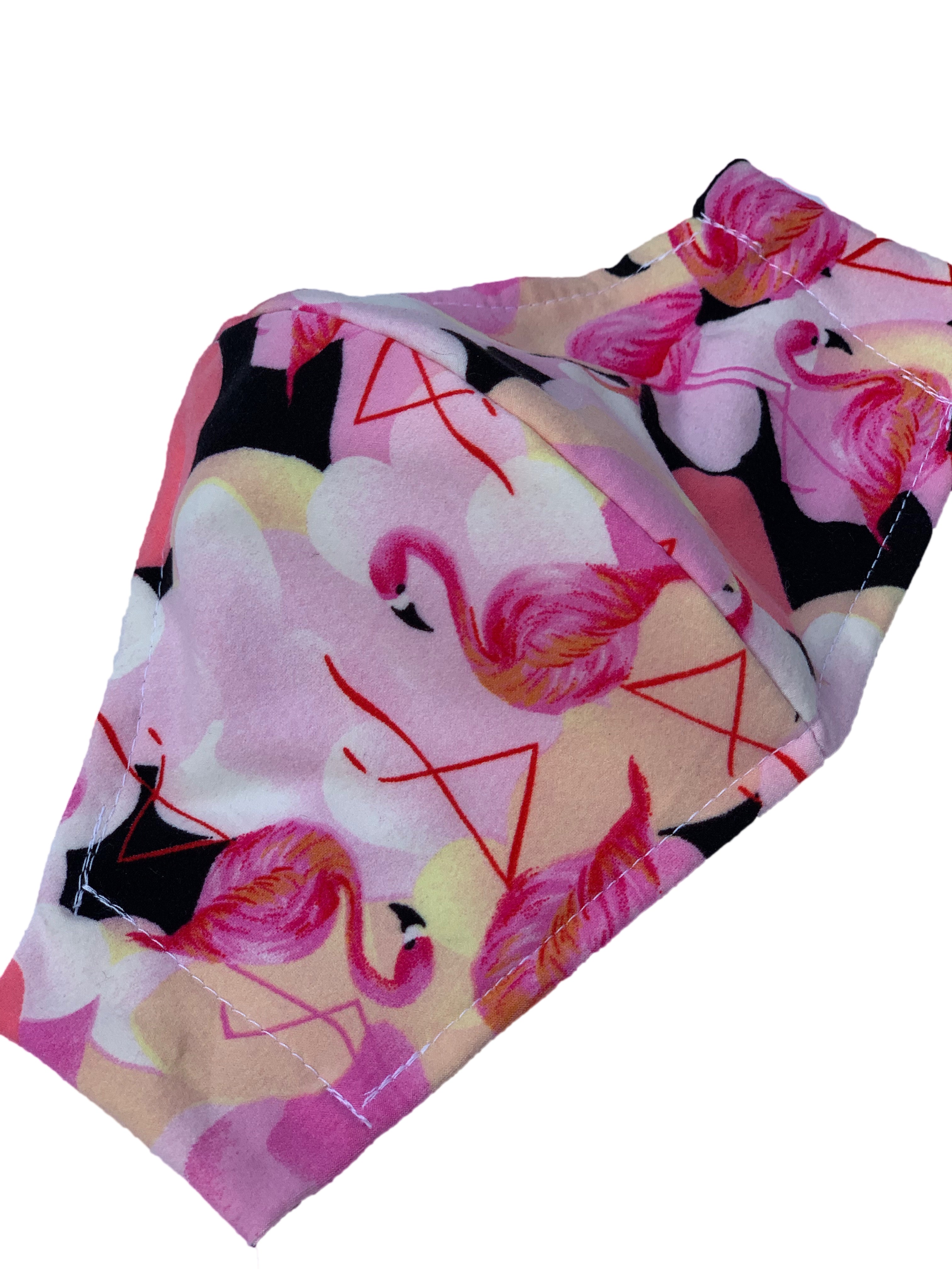Flamingos In Love Face Mask - Reusable & Washable Cloth Face Covering for Women & Men - Perfect for Travel, Work, and Everyday Protection