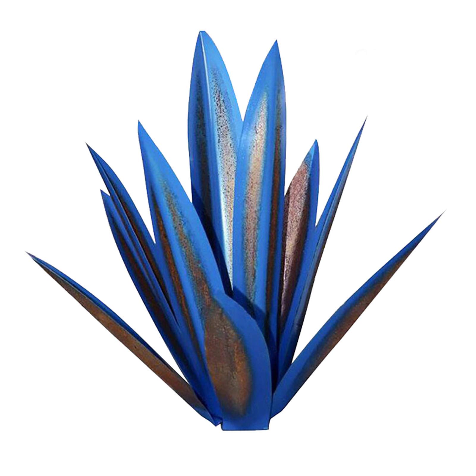 Premium Henghe Metal Red Tequila Agave Garden Statues - Rust-Resistant Outdoor Decor for Patio, Lawn & Yard - Perfect Mexican-Themed Accent for Backyard Parties & Southwest Landscaping