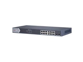 16-Port 1000Mbps Managed PoE Switch - DS-3E1518P-EI | Gigabit Ethernet Network Switch for Office, Home & Surveillance Systems