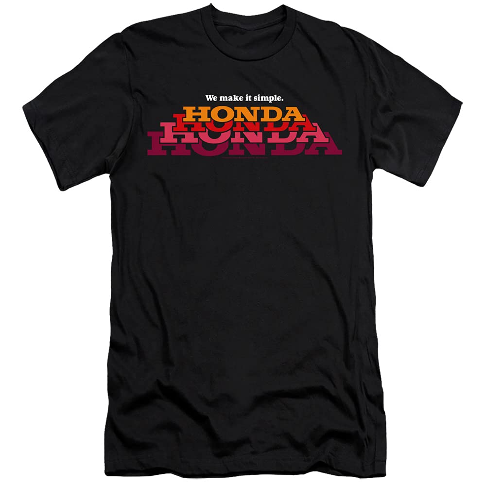 Vintage Honda Logo Unisex T-Shirt for Men & Women - Soft Cotton Canvas Tee for Casual Wear, Car Enthusiasts & Retro Fashion Lovers