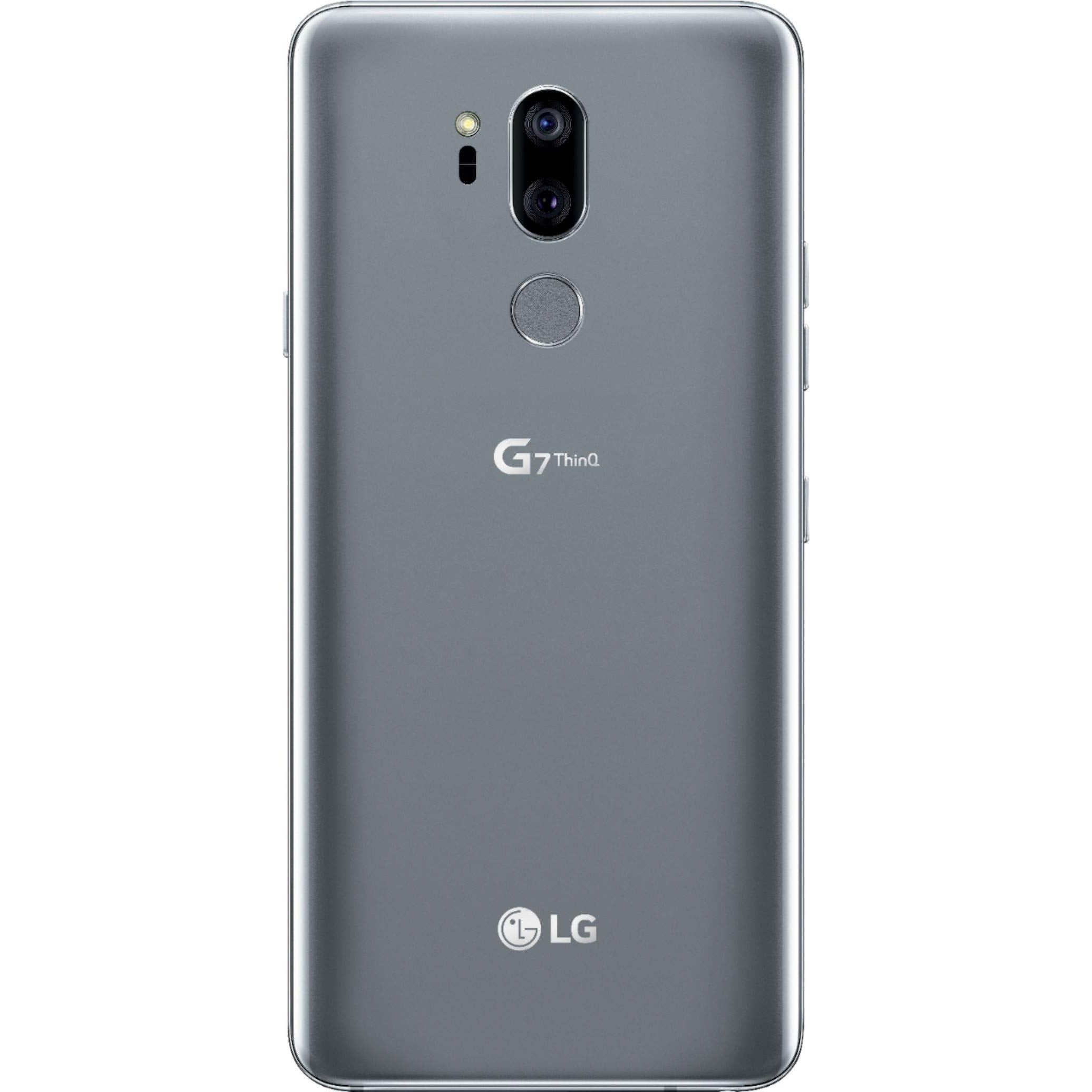 LG G7 ThinQ 64GB Unlocked Smartphone - Platinum Gray | 6.1