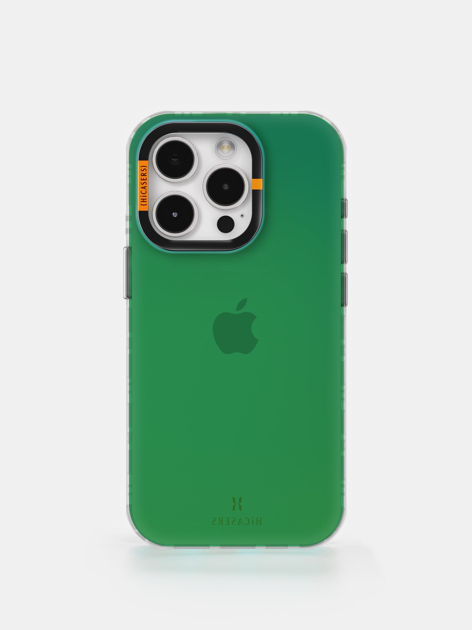 Verdant Green Iridescent Phone Case - Shatterproof Protective Cover for iPhone & Samsung - Stylish Glitter Gradient Design for Everyday Use & Travel