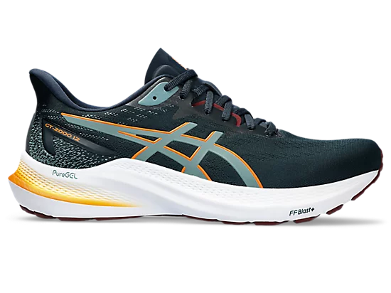 ASICS GT 2000 12 Running Shoes for Men - Lightweight Stability Sneakers for Road Running, Jogging & Gym Workouts