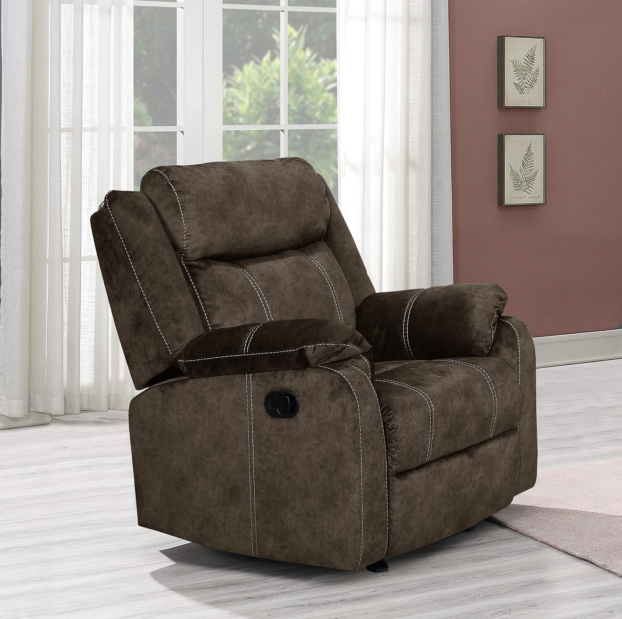 Global Furniture USA Glider Recliner Coffee Table - Modern Living Room Furniture Set for Home & Office Use | Perfect for Relaxing, Entertaining & Small Space Decor