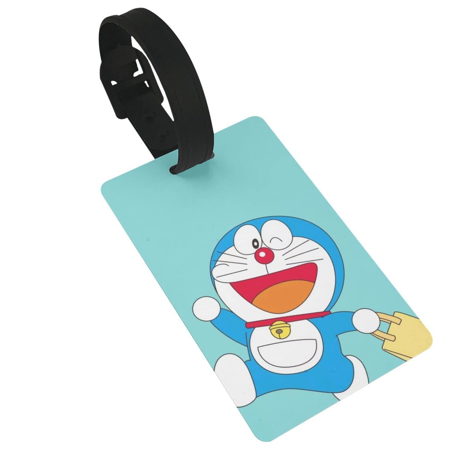 Anime Travel Bag Tags - Green Cartoon Luggage ID Tags for Kids, Women & Men - Durable Suitcase Name Labels for Airports, Hotels & Vacation Travel Accessories