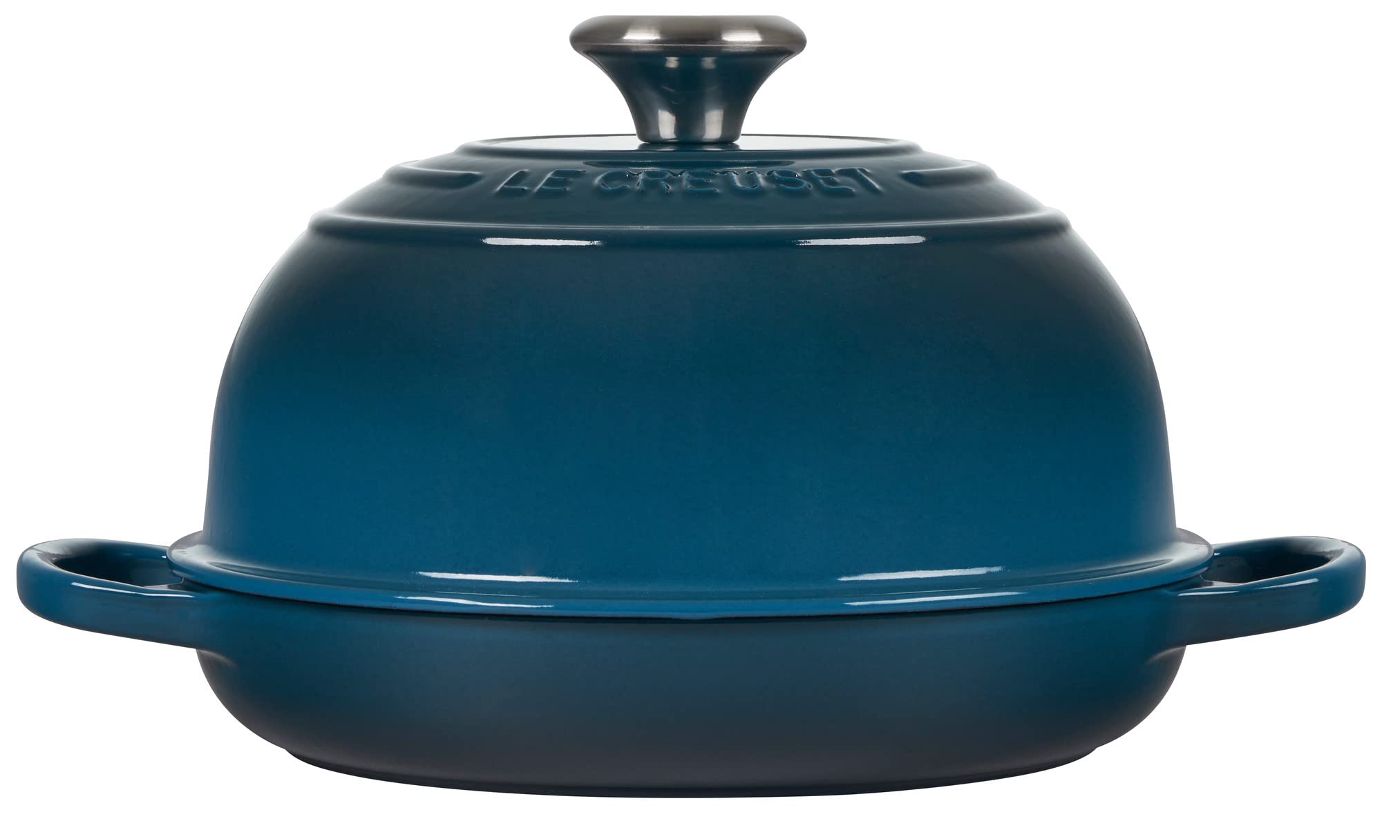 Le Creuset Enameled Cast Iron Bread Oven - 5.5 Qt, Deep Teal Blue | Dutch Oven for Baking Artisan Bread, Sourdough, Roasting & Slow Cooking | Perfect for Home Bakers & Kitchen Enthusiasts