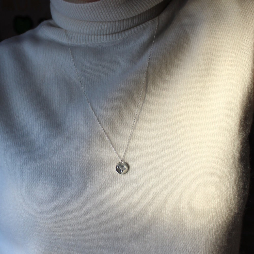Personalized Family Monogram Pendant Necklace - Sterling Silver Jewelry for Women - Perfect Gift for Mother's Day, Anniversary & Special Occasions