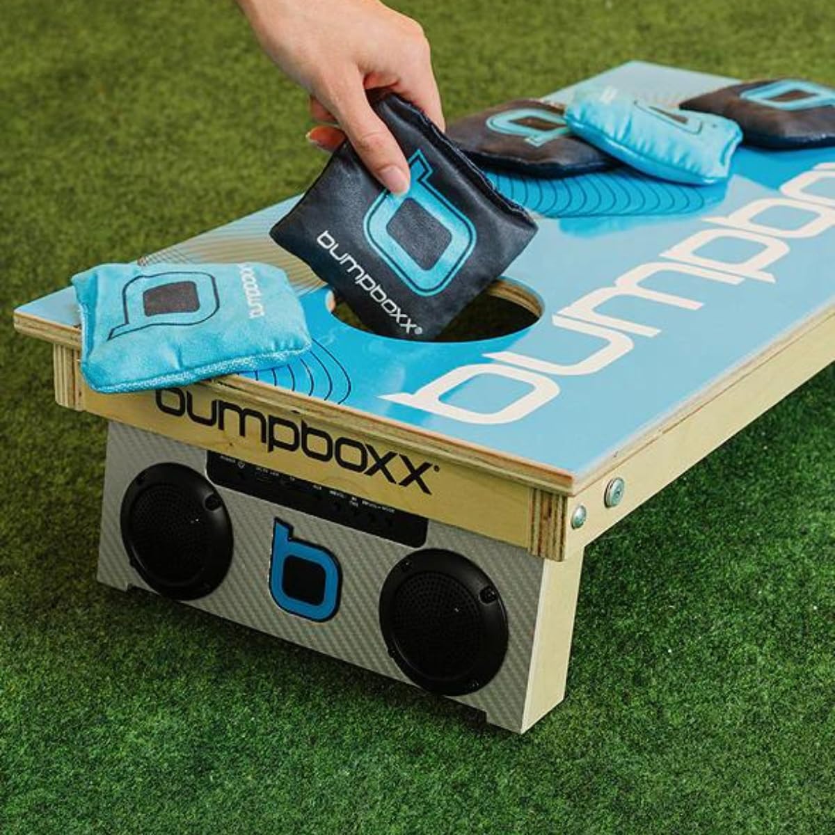 Bumpboxx Bluetooth Cornhole Board Set with Speakers - 26