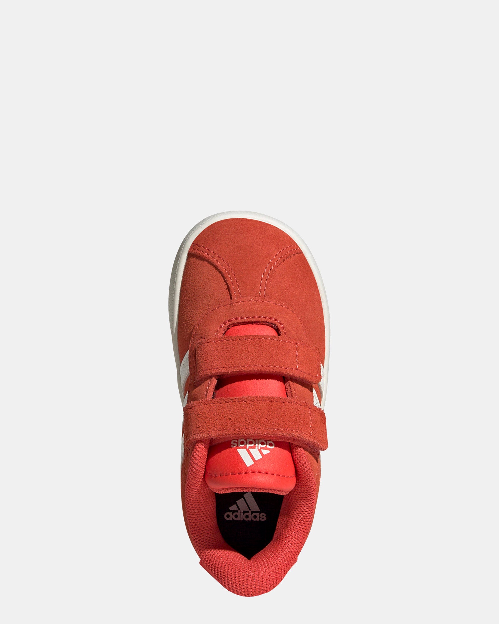 Vl Court 3.0 Self-Fastening Baby Shoes - Bright Red & White for Infants | Comfortable & Easy to Wear for Daily Walks, Playtime & Special Occasions