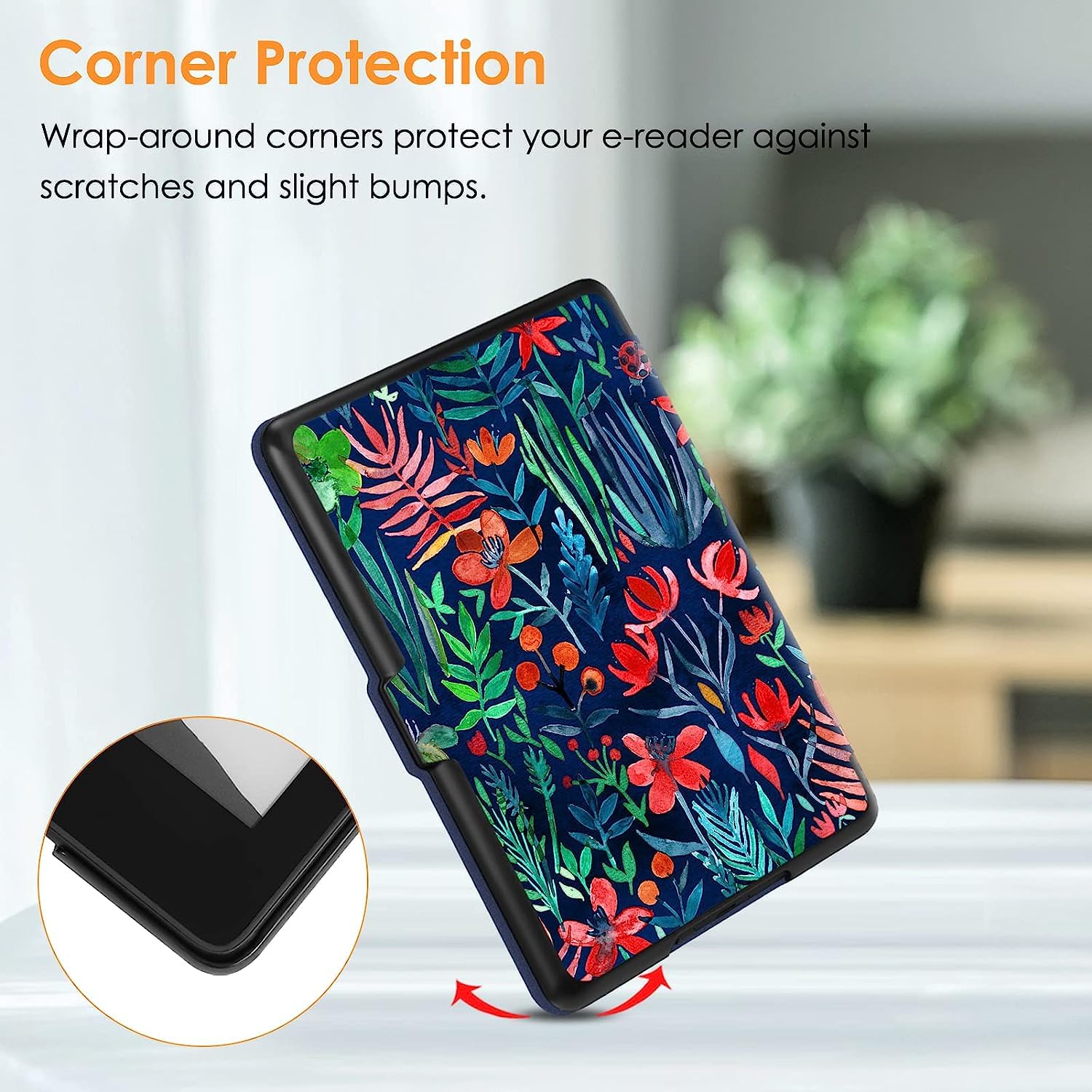 Premium Kindle Paperwhite 10th Gen Case (2018 Model PQ94WIF) - Lightweight Protective Cover with Hand Strap & Auto Sleep/Wake - Perfect for Reading, Traveling & Daily Commute