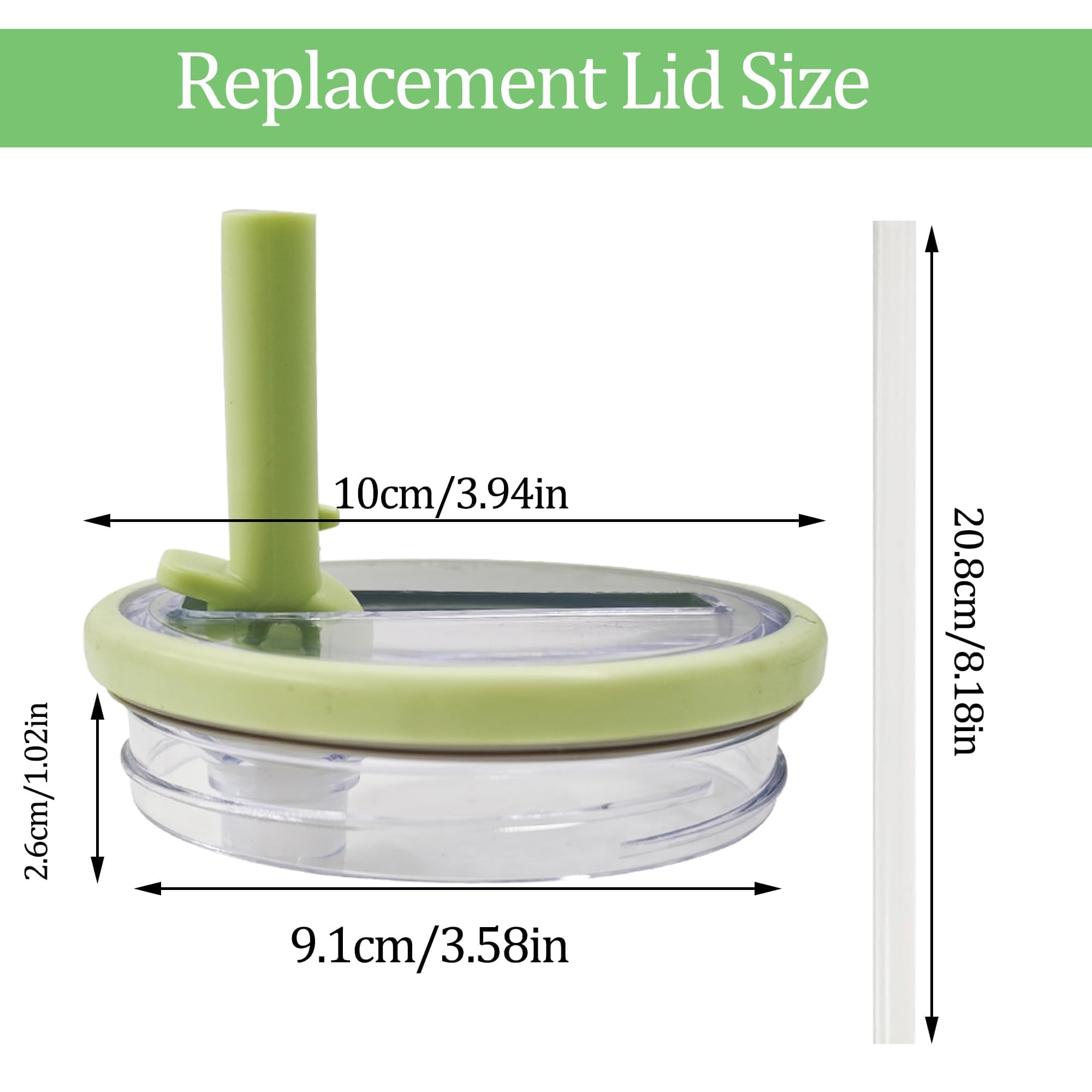 2 Pack 40oz Replacement Flip Straw Lid for Stanley Quencher & HydroJug Traveler Tumblers - Spill Proof, Splash Resistant Reusable Tumbler Cover - Perfect for Travel, Gym, Office & Outdoor Activities (Black)