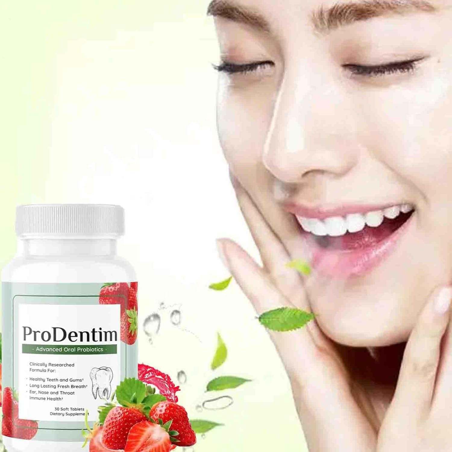Prodentim Chewable Dental Probiotic - 30 Tablets for Gums & Teeth Health, Fresh Breath with 3.5 Billion Advanced Oral Probiotics | Supports Oral Hygiene, Fights Bad Breath | Ideal for Daily Dental Care & Travel