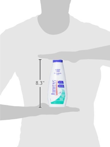 Ammens Medicated Powder Shower Fresh 11 oz (Pack of 4) - Talcum Powder for Body & Foot Odor Control, Skin Irritation Relief - Ideal for Post-Shower, Gym, Sports & Daily Use