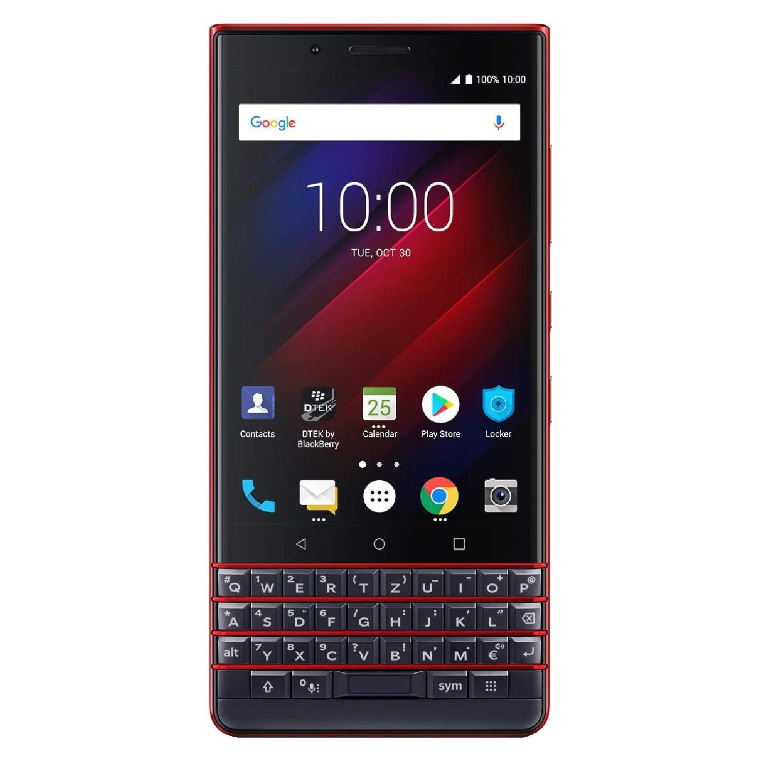 Blackberry Key2 LE (Lite) Smartphone - Dual SIM, 64GB Storage, QWERTZ Keyboard (Model BBE100-4) | Perfect for Business Professionals & Secure Mobile Communication