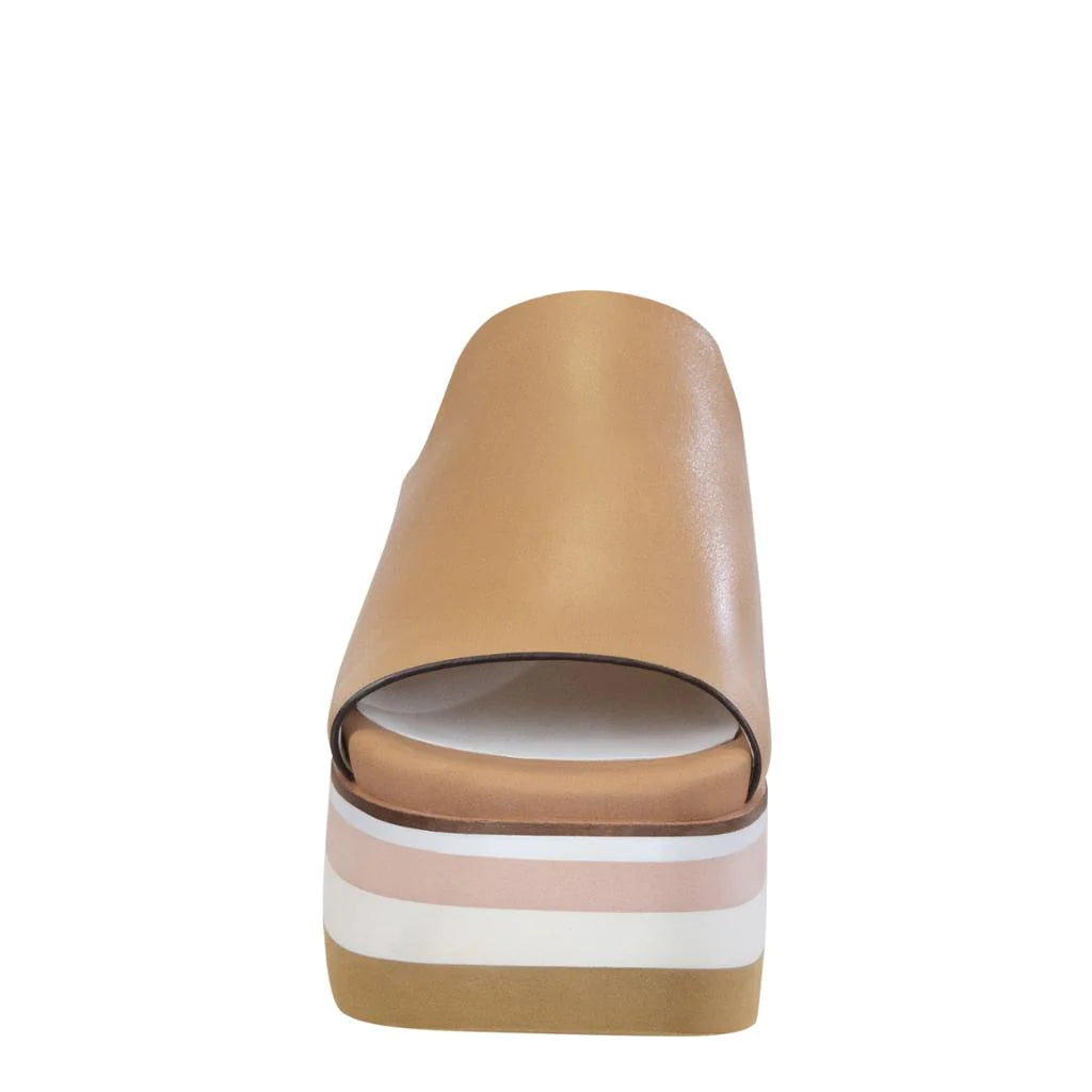 Flow Platform Sandal for Women - Comfortable Ecru Summer Beach Shoes | Perfect for Walking, Travel, and Outdoor Activities