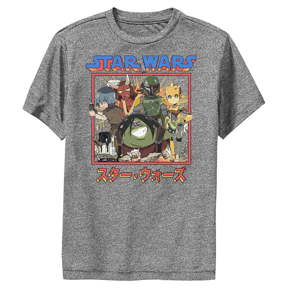 Star Wars Visions Anime Graphic T-Shirt for Boys - Cool Performance Tee for Cosplay, Gaming & Everyday Wear