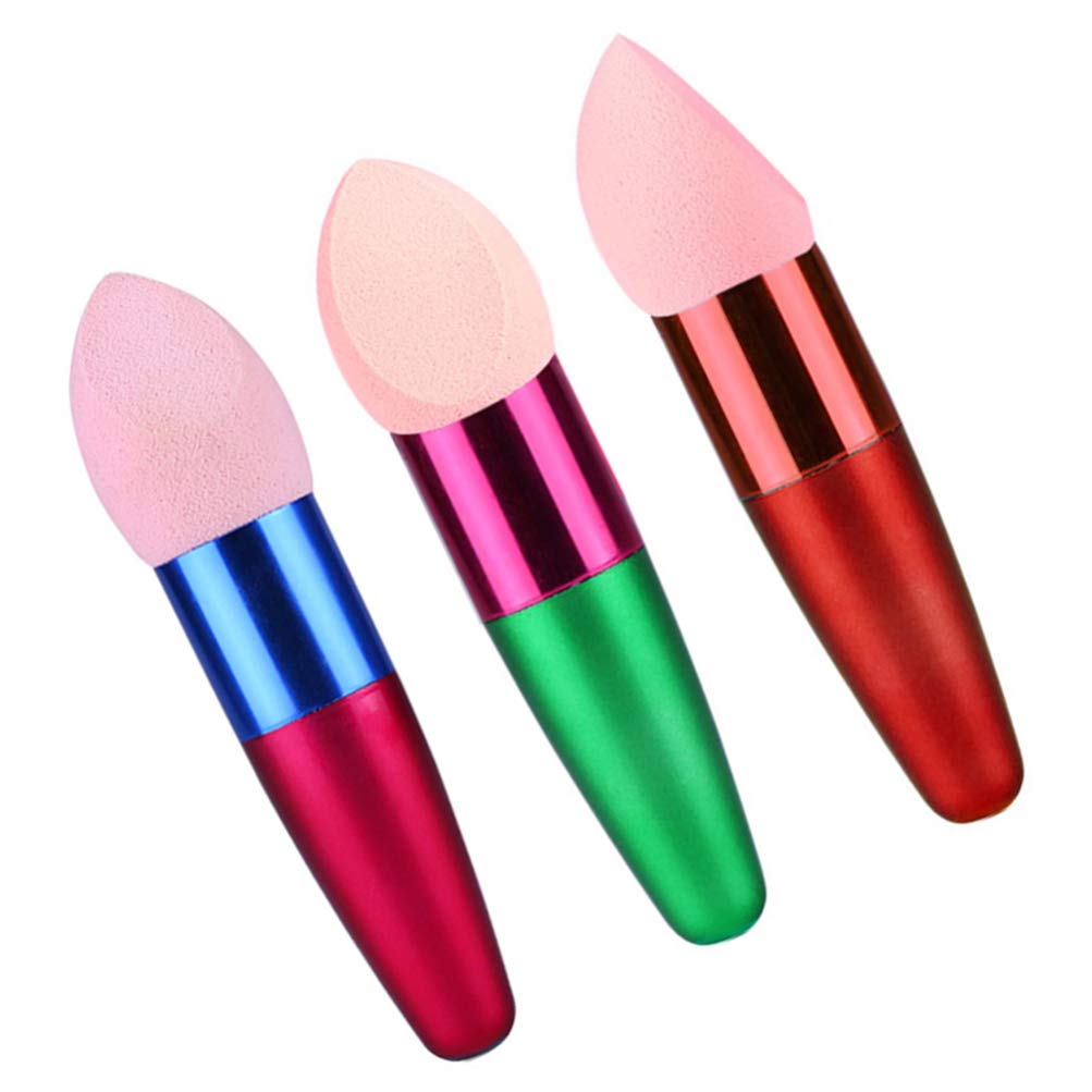Beavorty 6-Piece Makeup Sponge Set - Soft Cosmetic Sponge Brushes & Blending Tools for Foundation, Concealer & Powder - Mushroom Head Makeup Applicators for Flawless Face & Contouring (Great for Daily Use, Travel & Professional Makeup Artists)