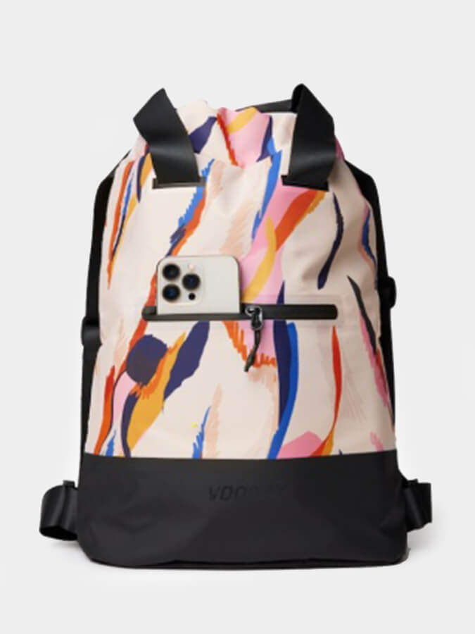Vooray Flex Cinch Backpack - Lightweight Durable Gym Bag for Workout, Travel & School - Water-Resistant Sports Backpack for Men & Women