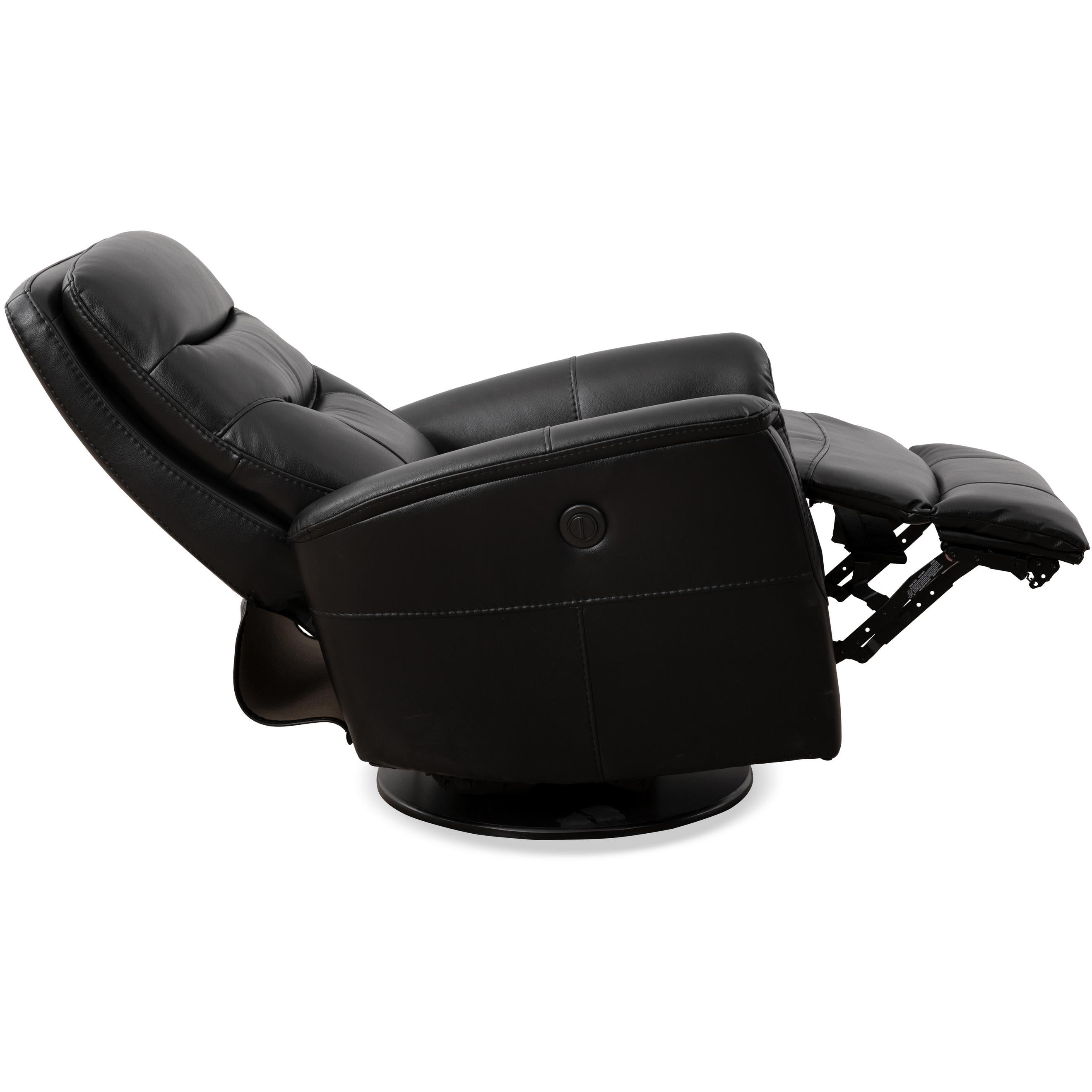 IFDC Power Recliner Chair with Swivel, Rocking, and Wall-Hugging Design - PU Leather Modern Lift Recliner for Living Room, Home Theater, and Office Comfort