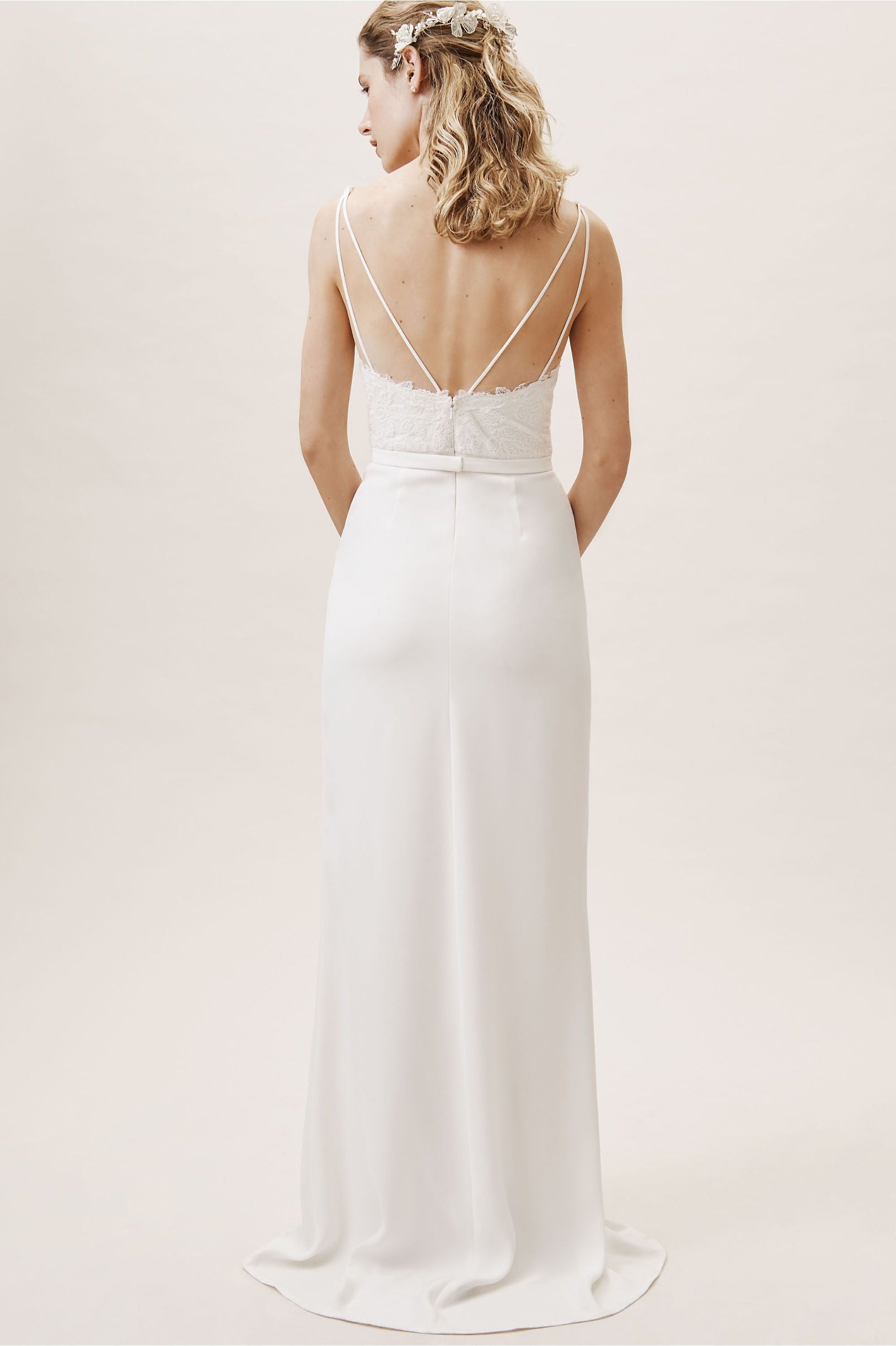 BHLDN Tadashi Shoji Brett Gown - Elegant Lace Wedding Dress for Brides | Perfect for Beach, Garden & Formal Weddings