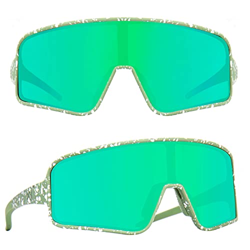 K1- Green With White Splatter/Green Lens