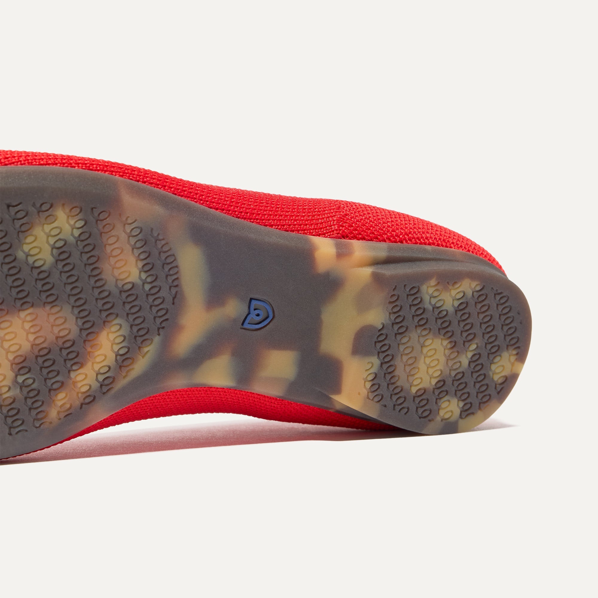 Emblem Ballet Flats for Women - Comfortable Cardinal Red Slip-On Shoes | Perfect for Work, Casual Outfits & Travel