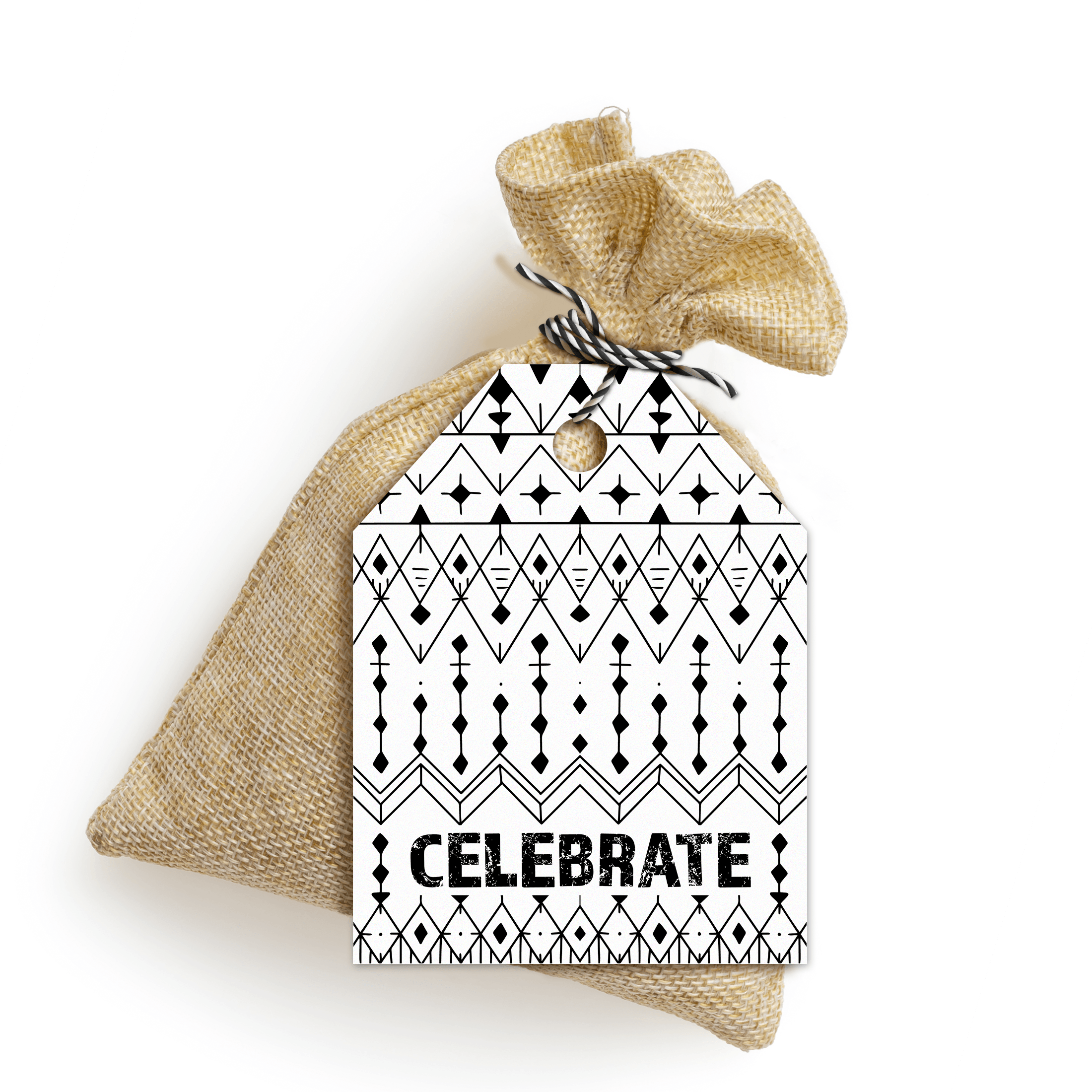 Handmade Tribal Gift Tags - Unique Party Favors & Wedding Decorations for Special Occasions
