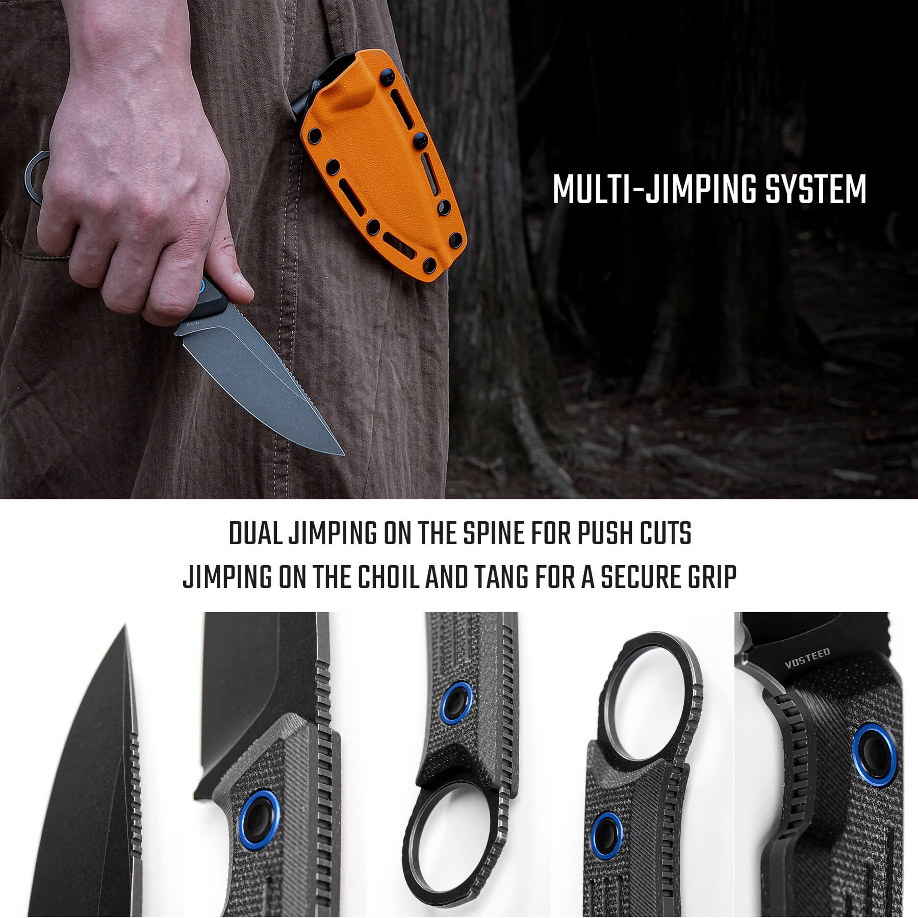 Fullback Fixed Blade Knife - 3.48