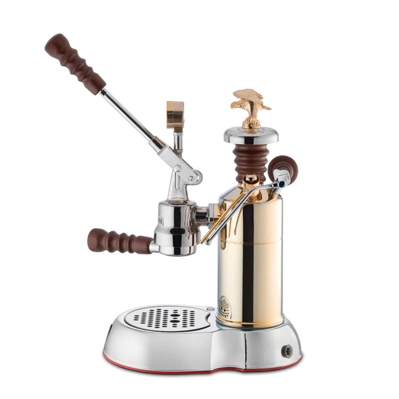 La Pavoni Esperto Competente 16 Cup Professional Espresso Machine - Stainless Steel Home & Office Coffee Maker for Barista-Quality Espresso, Perfect for Coffee Shops, Restaurants and Home Entertaining