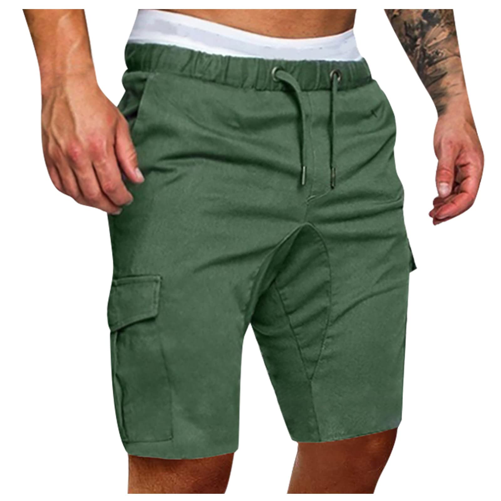 Men's Triathlon Shorts - Quick-Dry Cycling Swim Bike Run Active Shorts for Men - Summer Linen Athletic Shorts for Training & Outdoor Sports