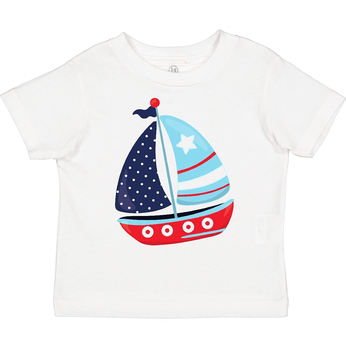 Inktastic Sailing Boat Toddler T-Shirt for Kids Outdoor Play