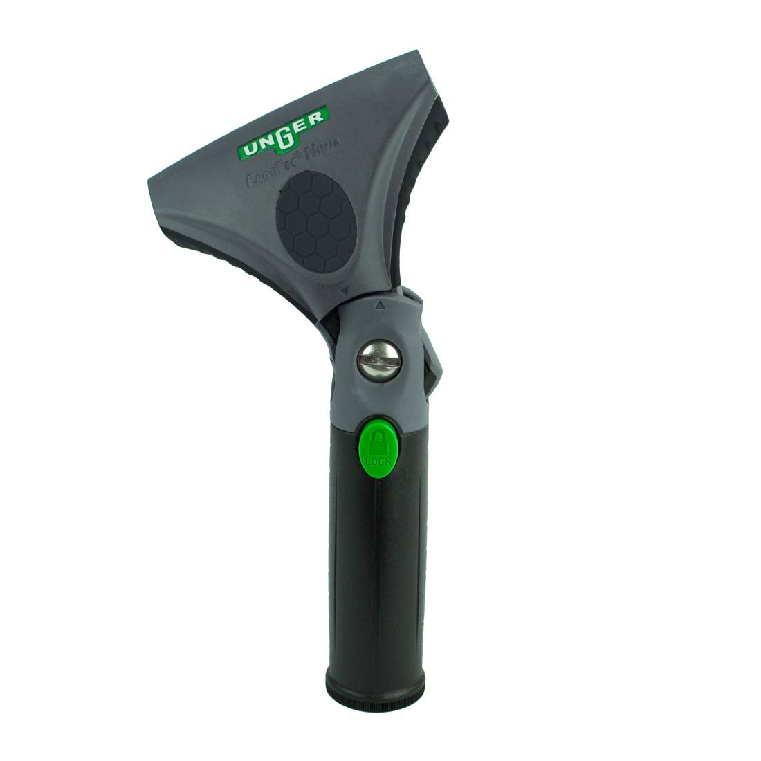 Unger ErgoTec Ninja Squeegee Handle 30° - Professional Window Cleaning Tool for Home & Commercial Use - Perfect for Glass, Mirrors, and Shower Doors