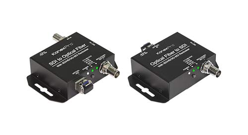 Kanex Pro Fiber Optic Extender Set (SDI-EXTFIBERPRO) - 4K HDMI Over Fiber Optic Cable - Professional SDI Video Extender for Home Theater, Studio & Live Events