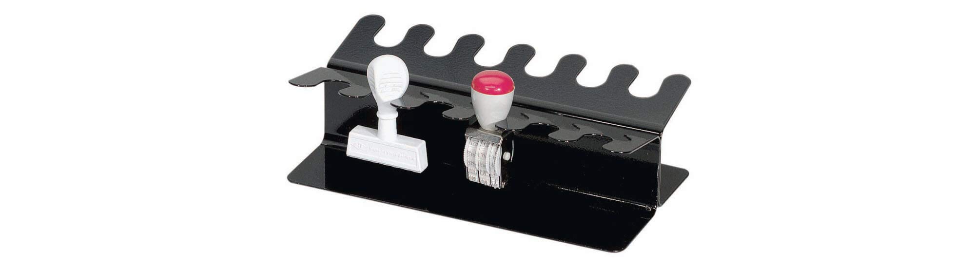 Premium MAUL Straight Form Metal Stamp Holder - Organize 12 Stamps Securely (Black) - Perfect for Crafting, Jewelry Making & DIY Projects