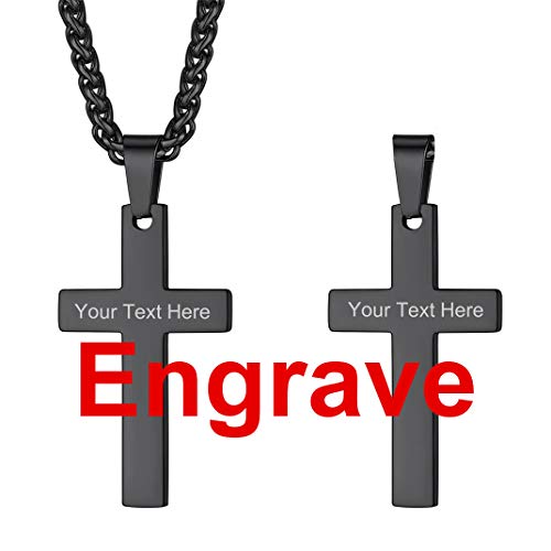 Personalized-Cross -Black