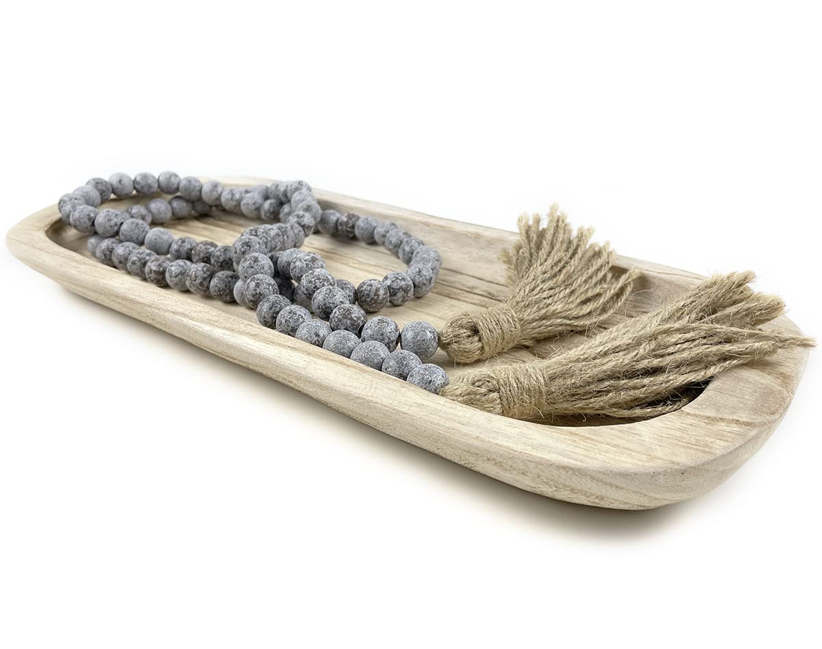 Handmade Wooden Serving Tray - 16.2