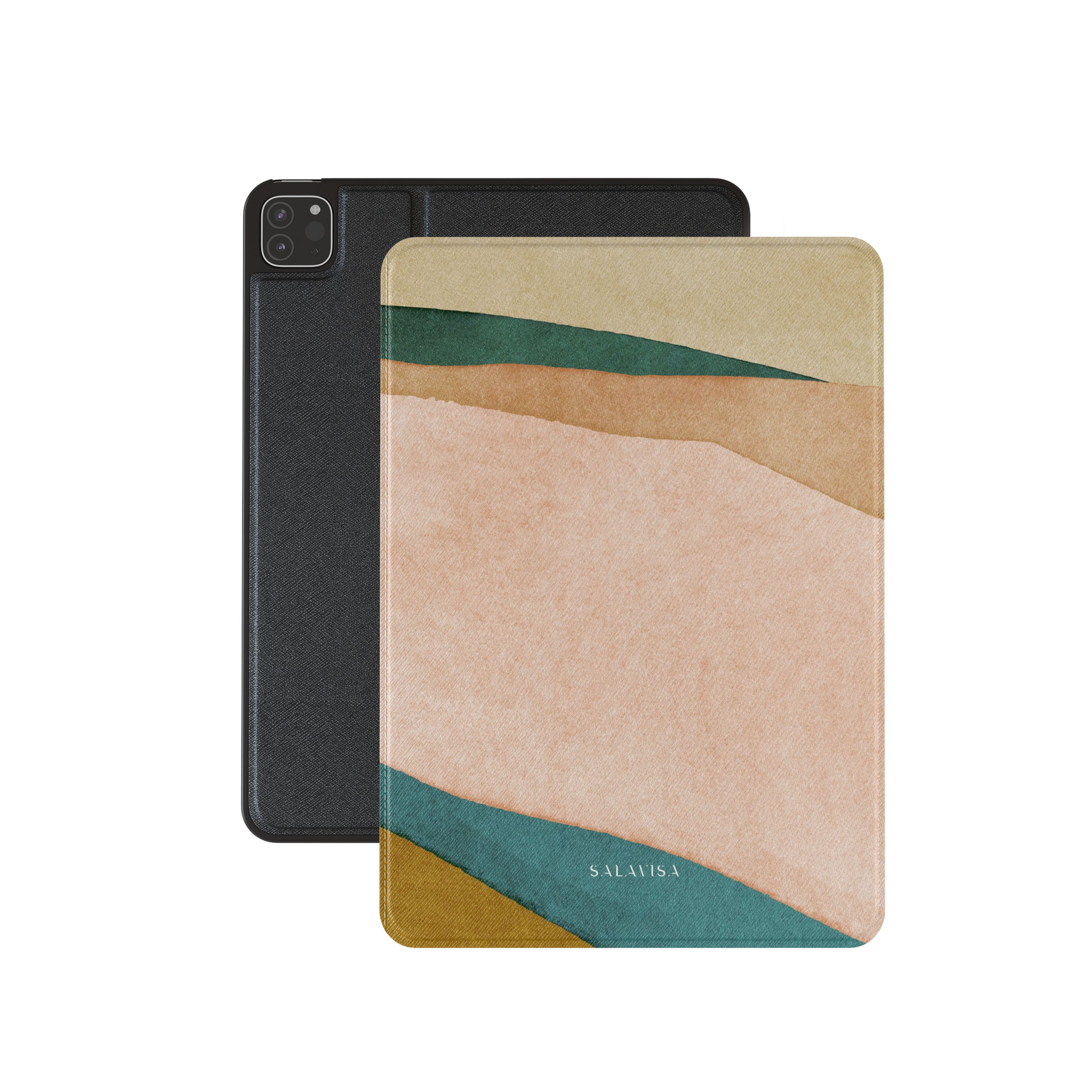 Pink Tranquil Mist iPad Case - Slim Protective Cover for iPad Air/Pro, Soft TPU Shockproof Shell with Precise Cutouts | Perfect for Work, Travel & Home Use