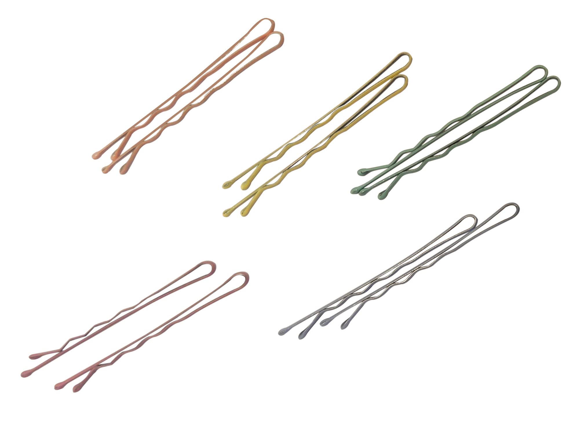 La Belleza Metal Colorful Non-Slip Hair Clips - 40pcs Bob Pins for Women, Girls & Baby Hair Styling - Secure Side Pins for Daily Use, Work, School and Special Occasions