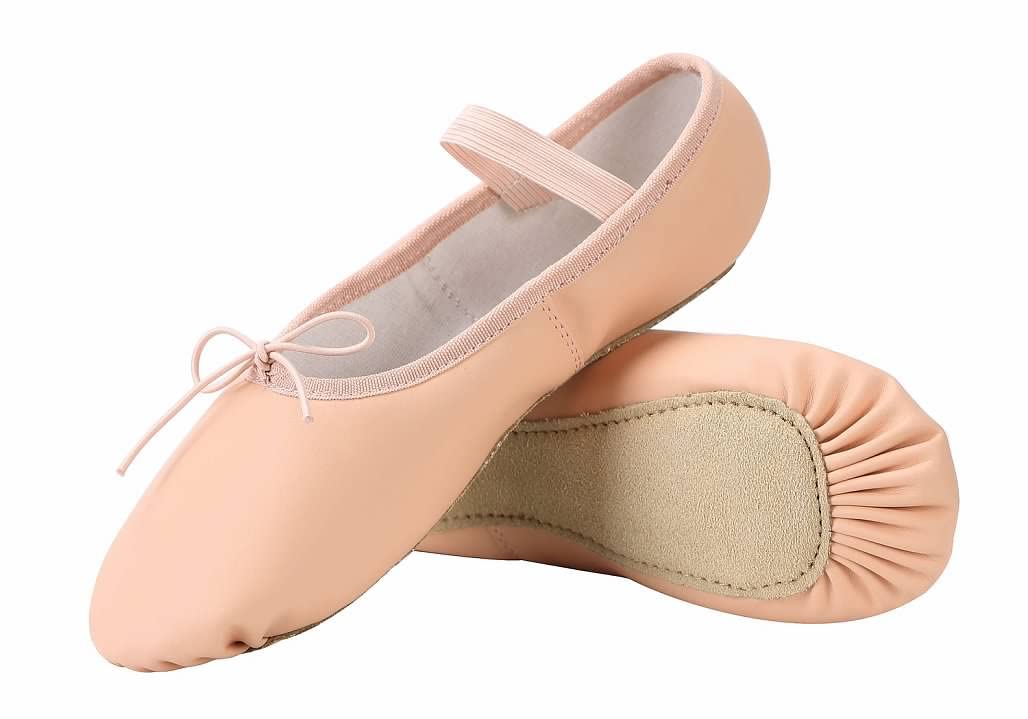 Linodes PU Leather Ballet Shoes for Women & Girls | Comfortable Dance Slippers | Perfect for Ballet Practice, Dance Classes & Performances