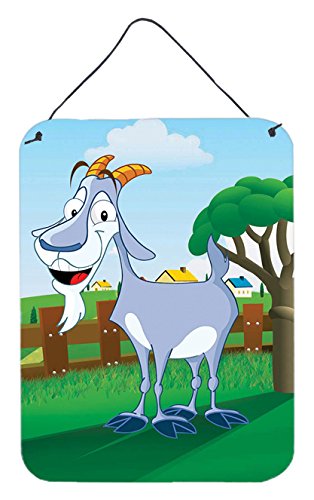 Billy The Goat Metal Wall Art Sign - 12x16 Inch Rustic Farmhouse Decor for Kitchen, Bar, Bathroom & Front Door - Durable Aluminum Hanging Plaque for Home & Office Decoration - Perfect Gift for Animal Lovers & Country Style Enthusiasts