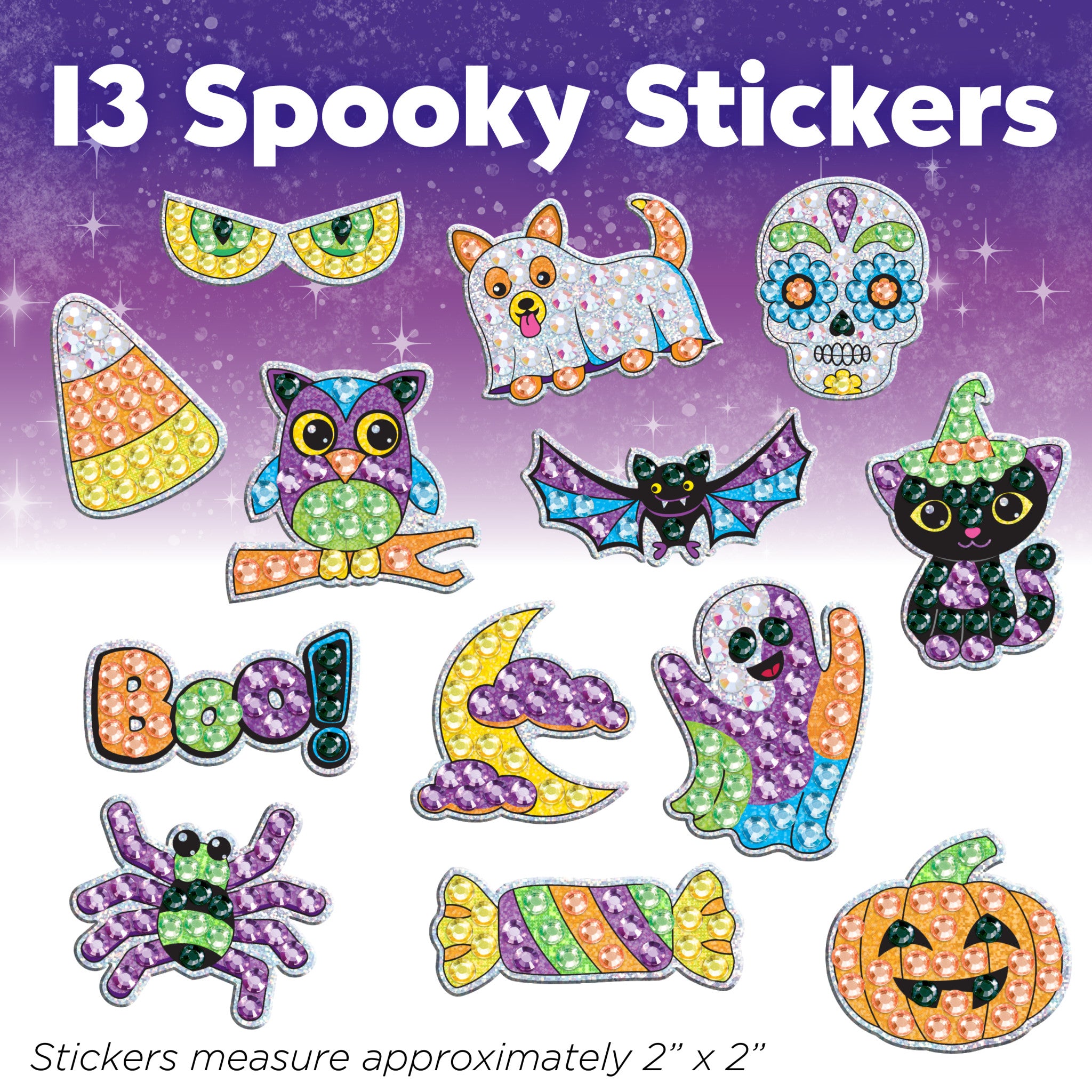 Halloween Diamond Painting Kit - Big Gem DIY Art Craft for Adults & Kids - Perfect for Home Decor, Party Favors & Holiday Gifts